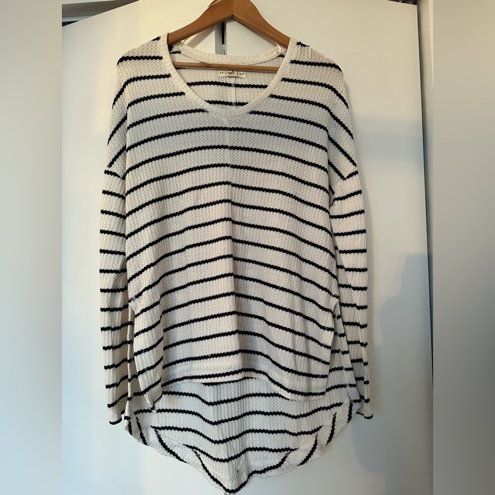 Waffle sweater